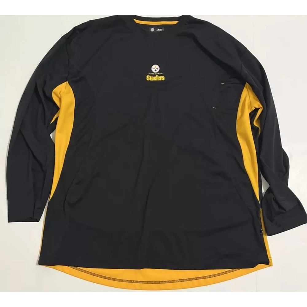 Pittsburgh Steelers Long Sleeve Shirt Size L‎ NFL Team Apparel Activewear